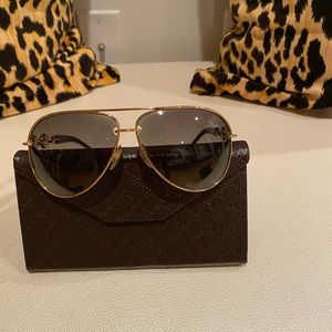 Gucci Aviator sunglasses-(Authentic)